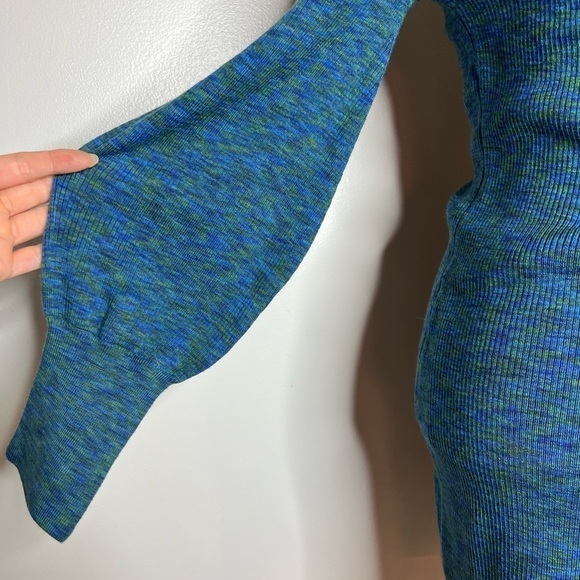 Intermix Mia Puff Sleeve Mini Sweater Dress - NWT - Picture 6 of 10